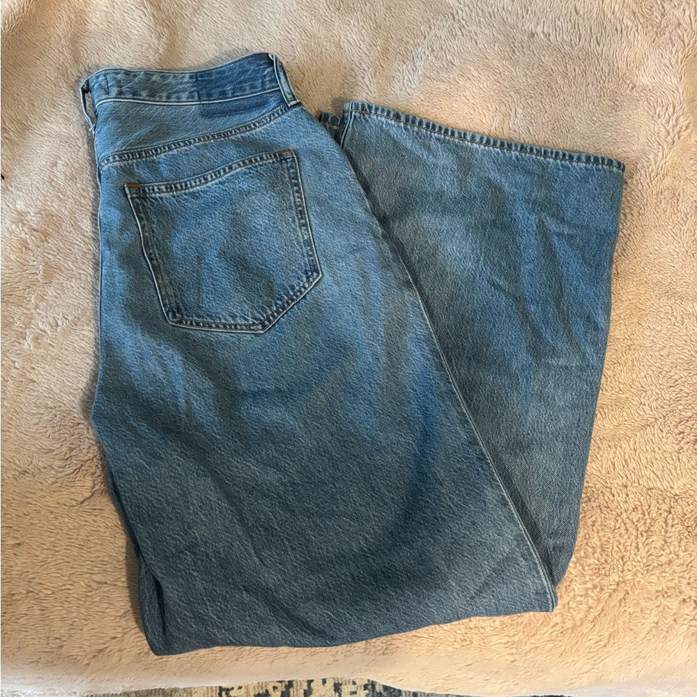 Abercrombie Curve Love Ultra Loose Jeans